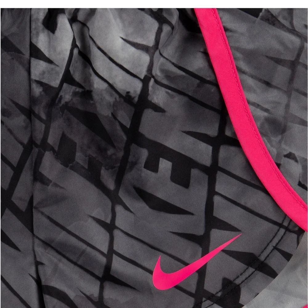 Nike graphic Dri-FIT pink tee and short Set